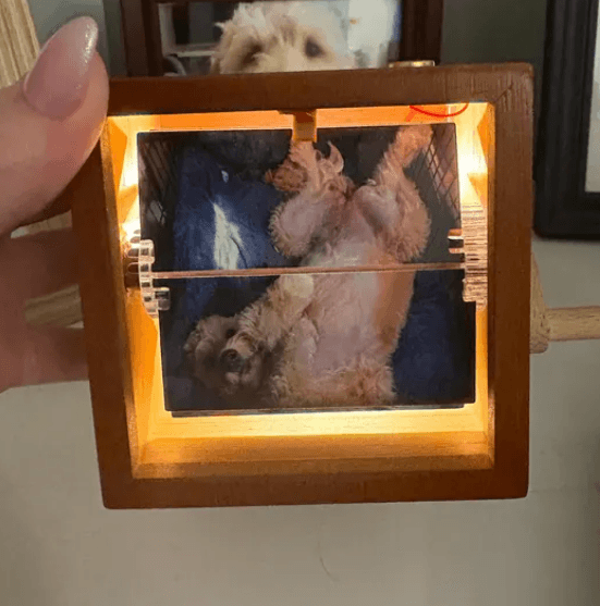Caixa personalizada enviada por Beatriz
