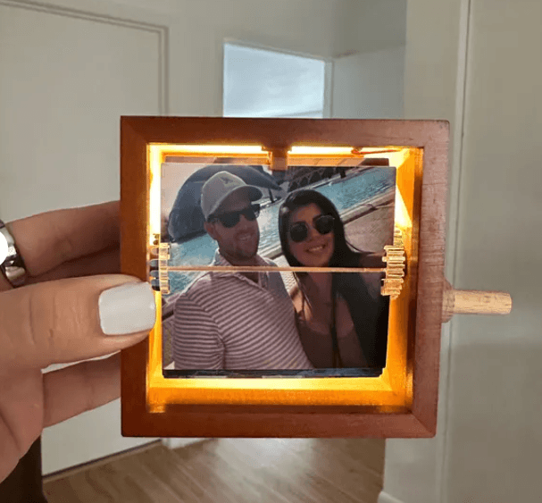 Caixa personalizada enviada por Jaqueline